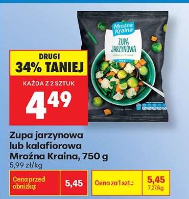 Zupa jarzynowa lub kalafiorowa Mroźna Kraina , 750 g
