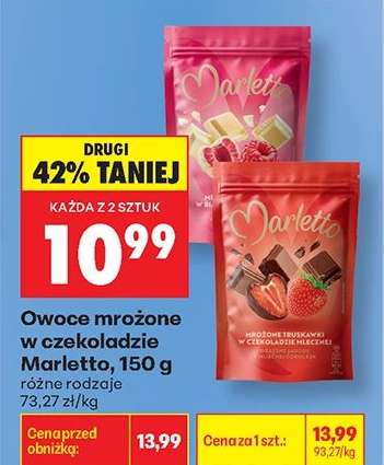 Owoce mrożone w czekoladzie Marletto, 150 g