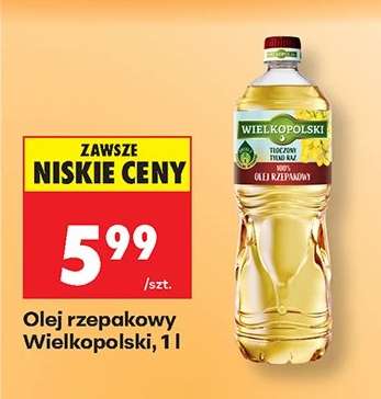 Olej rzepakowy Wielkopolski 1 l