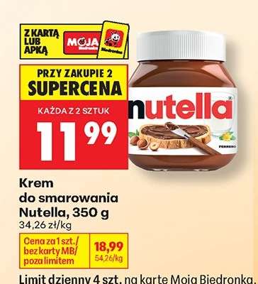 Krem do smarowania Nutella 350 g