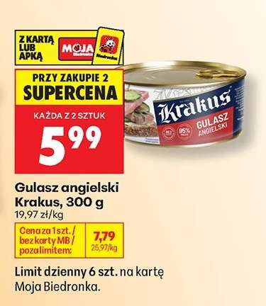 Gulasz angielski Krakus, 300 g