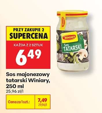 Sos majonezowy tatarski Winiary 250 ml
