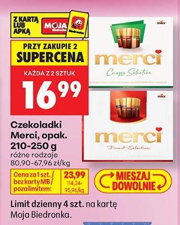 Czekoladki Merci, opak. 210/250 g