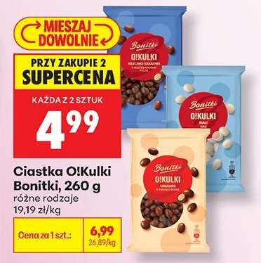Ciastka O!Kulki Bonitki, 260 g
