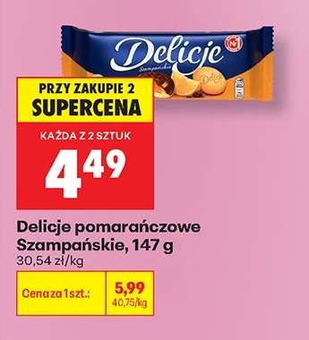 Delicje pomarańczowe Szampańskie, 147 g