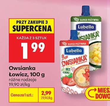 Owsianka Łowicz, 100 g