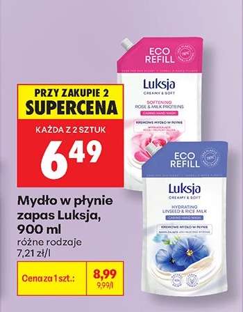 Mydło w płynie zapas Luksja 900 ml
