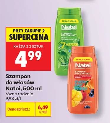 Szampon do włosów Natei, 500 ml