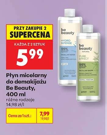 Płyn micelarny do demakijażu Be Beauty, 400 ml
