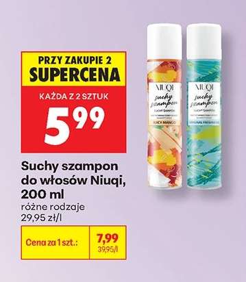 Suchy szampon do włosów Niuqi 200 ml
