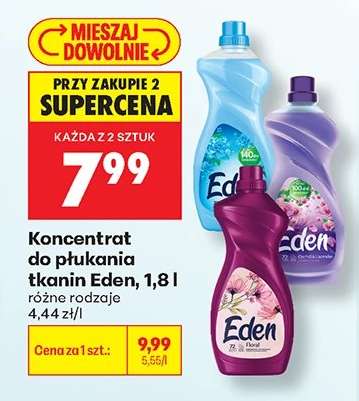 Koncentrat do płukania tkanin Eden, 1,8 l