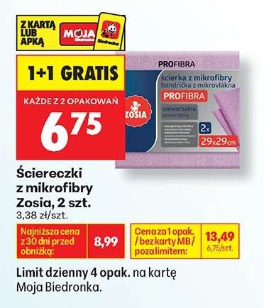 Ściereczki z mikrofibry Zosią, 2 szt.