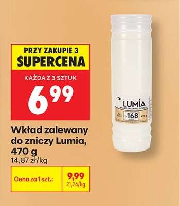 Wkład zalewany do zniczy Lumia, 470 g