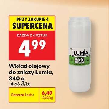 Wkład olejowy do zniczy Lumia , 340 g