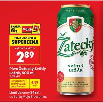 Piwo Žatecký Světlý ležák 500 ml