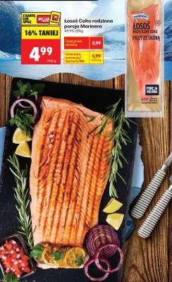 Łosoś Coho rodzinna porcja Marinero