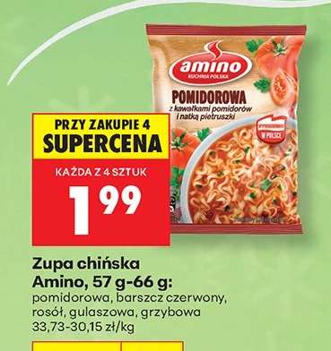 Zupa chińska Amino, 57 g-66 g