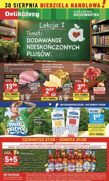 Gazetka Delikatesy Centrum - 27.08.2026 - 2.09.2026.