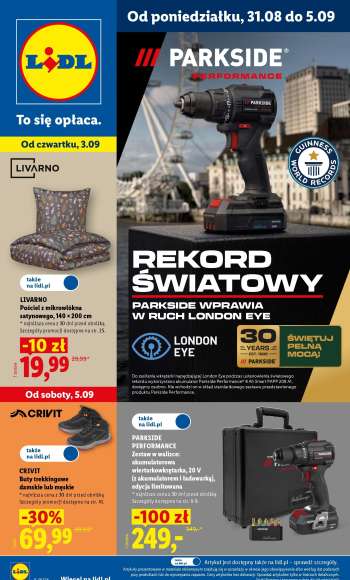 Gazetka Lidl - 31.08.2026 - 5.09.2026.