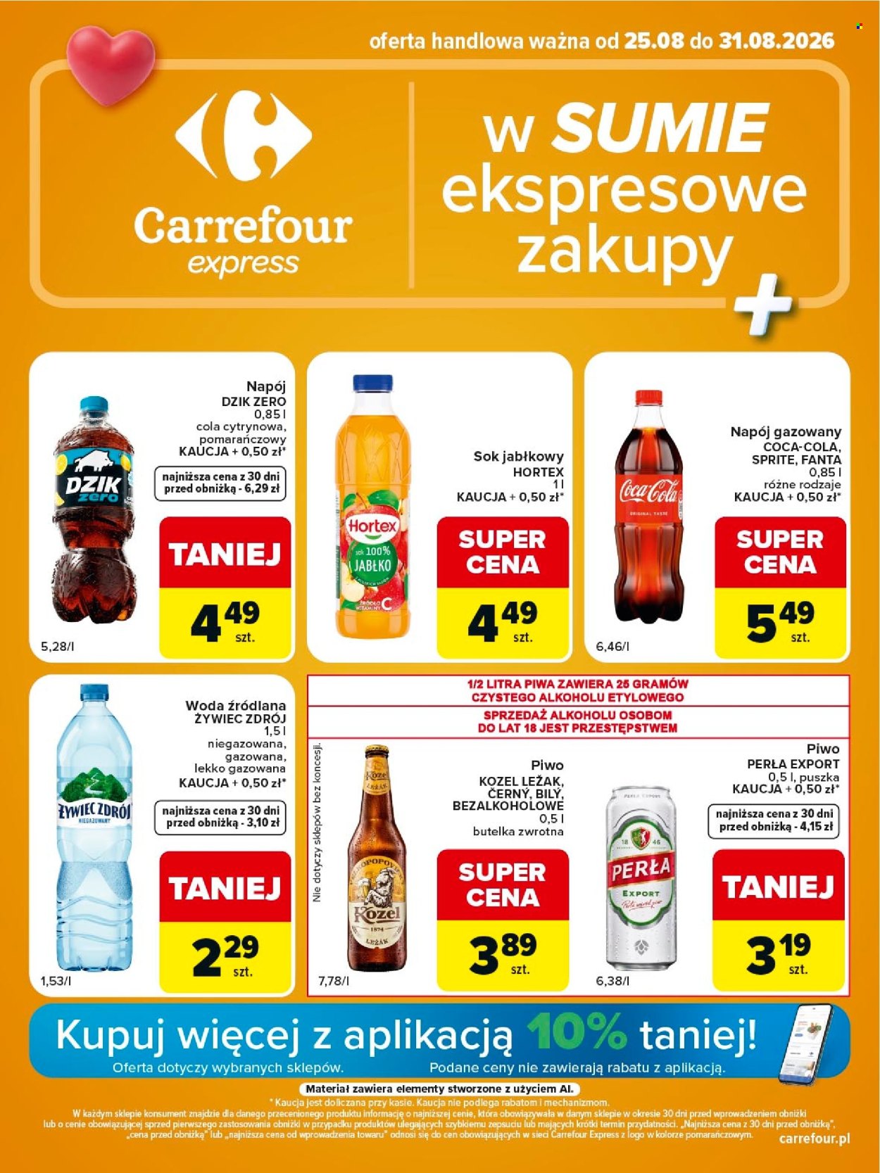 Gazetka Carrefour Express - 25.08.2026 - 31.08.2026. Strona 1