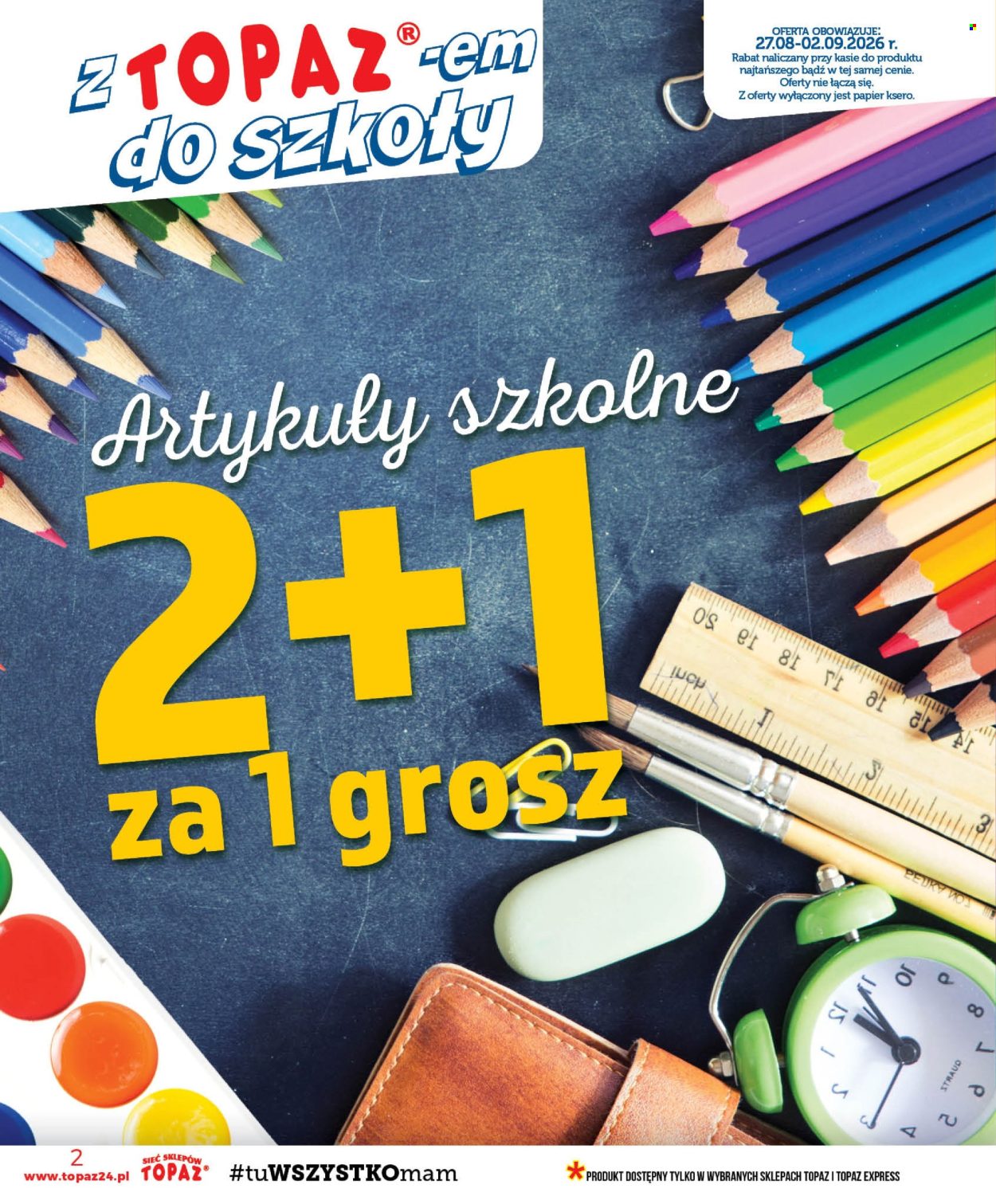 Gazetka Topaz - 27.08.2026 - 2.09.2026. Strona 2