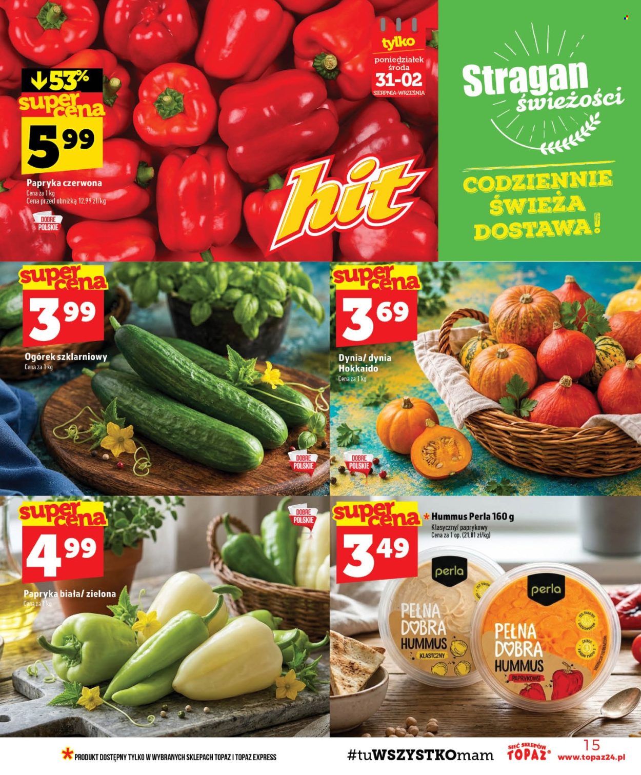 Gazetka Topaz - 27.08.2026 - 2.09.2026. Strona 15