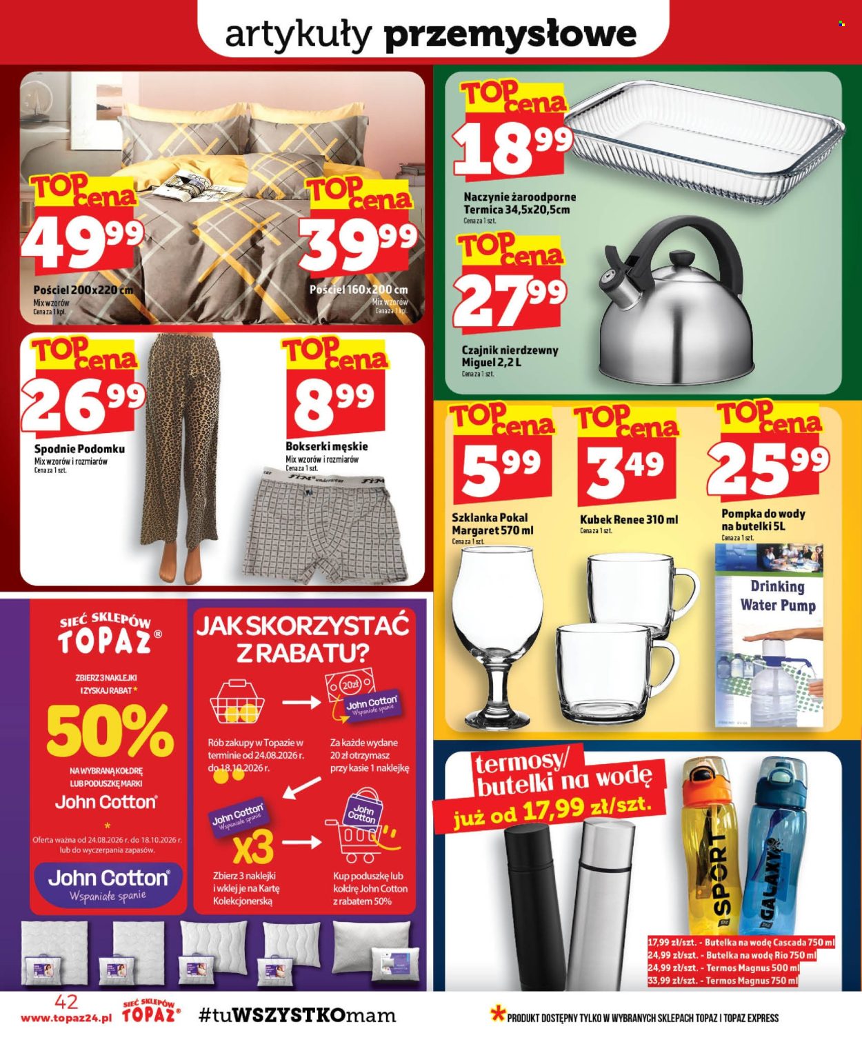 Gazetka Topaz - 27.08.2026 - 2.09.2026. Strona 42