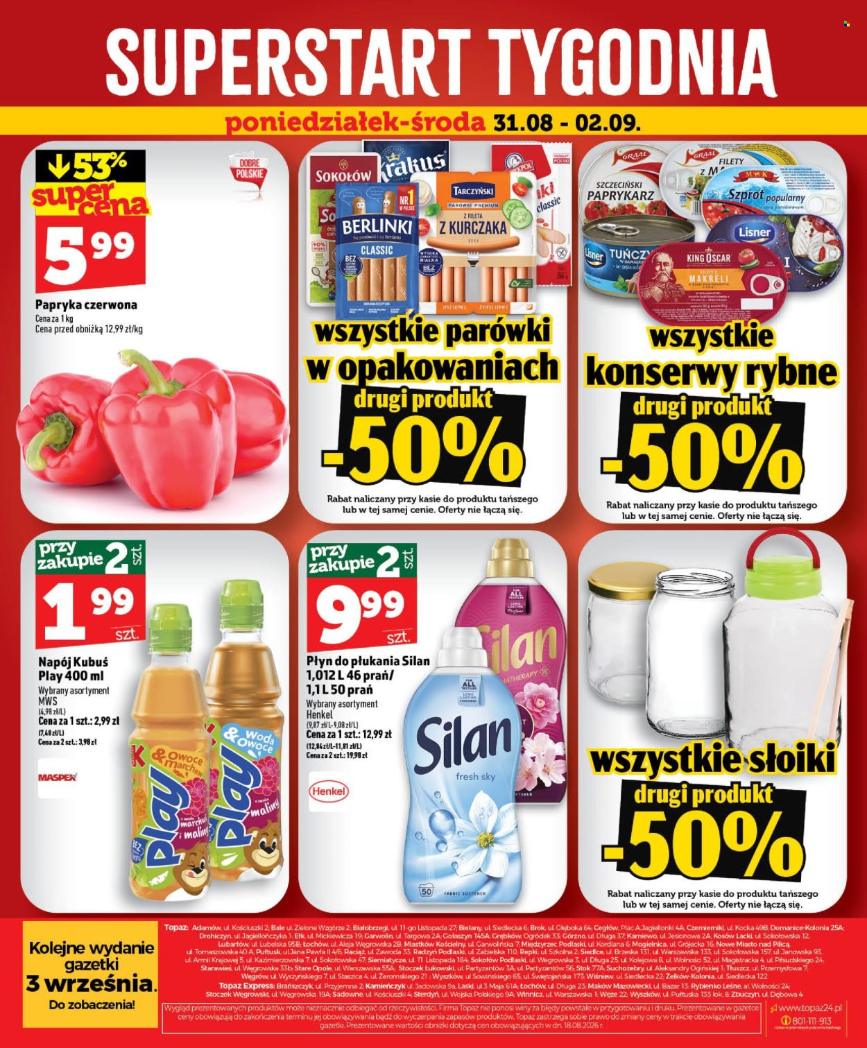 Gazetka Topaz - 27.08.2026 - 2.09.2026. Strona 44
