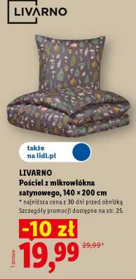 Livarno Pościel z mikrowłókna satynowego, 140 x 200 cm