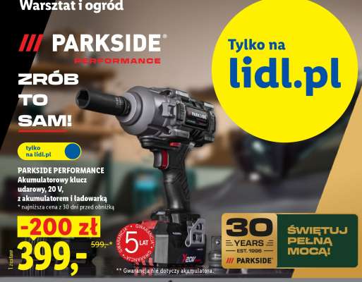 PARKSIDE PERFORMANCE Akumulatorowy klucz udarowy