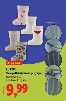 LUPILU Skarpetki niemowlęce, 5 par