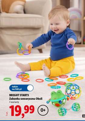 BRIGHT STARTS Zabawka sensoryczna Oball