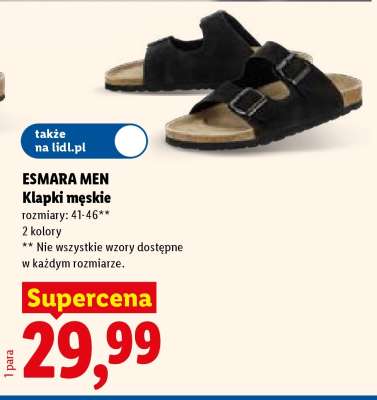 ESMARA MEN Klapki męskie