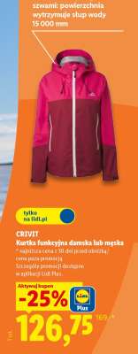 CRIVIT Kurtka funkcyjna damska lub meska