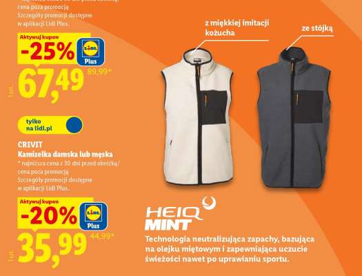 CRIVIT Kamizelka damska lub męska