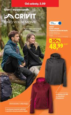 CRIVIT Kurtka softshell z kapturem damska lub meska