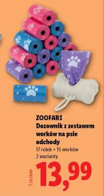 ZOOFARI Dozownik z zestawem worków na psie odchody