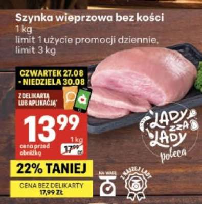 Szynka wieprzowa bez kosci