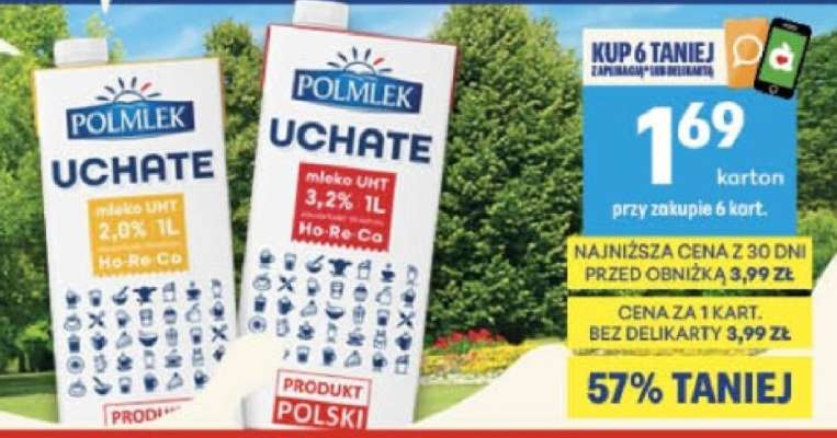 POLMLEK UCHATE mleko UHT 3,2% 1L