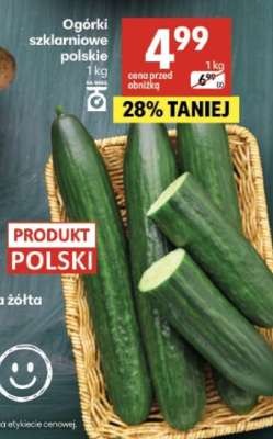 Ogórki szklarniowe polskie