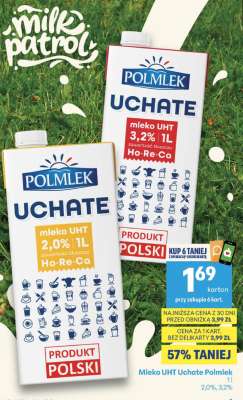 Mleko UHT Uchate Polmlek