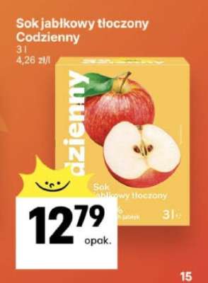 Sok jabłkowy tłoczony Codzienny