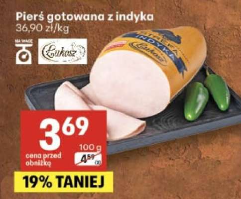 Pierś gotowana z indyka*