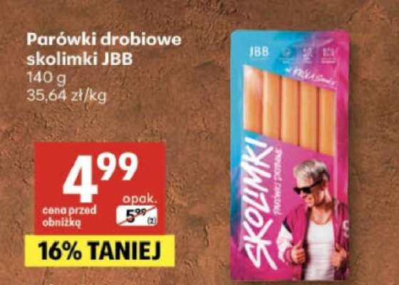 PARÓWKI DROBIOWE SKOLIMKI JBB