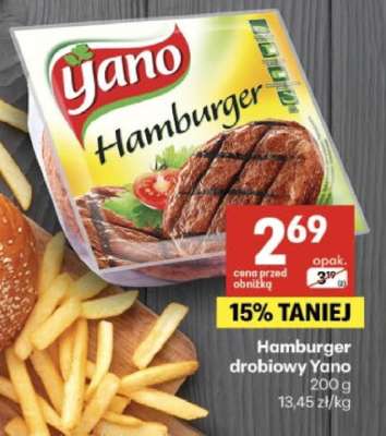Hamburger drobiowy Yano