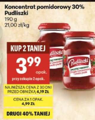 Koncentrat pomidorowy 30% Pudliszki