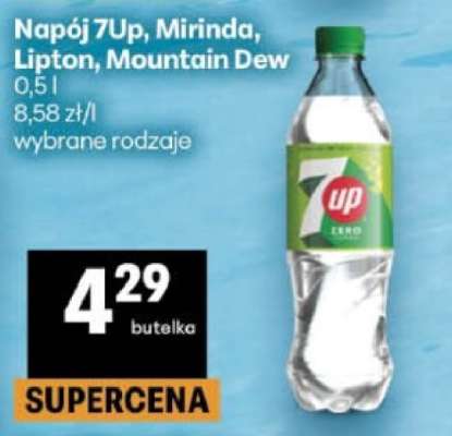 Napój 7Up, Mirinda, Lipton, Mountain Dew