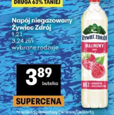 Napój niegazowany ŻYWIEC ZDRÓJ