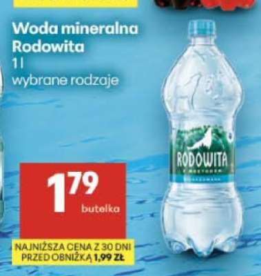 Woda mineralna RODOWITA