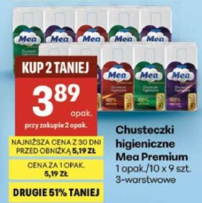 Chusteczki higieniczne Mea Premium